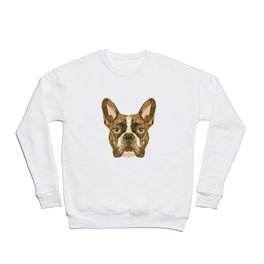 French bulldog puppy low poly. Crewneck Sweatshirt