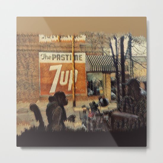 Pastime Metal Print