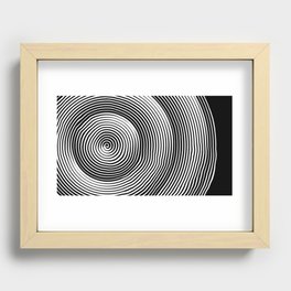 Concentric circle Recessed Framed Print