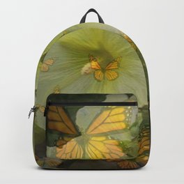 DECORATIVE MONARCH BUTTERFLY FLORAL DREAMS Backpack