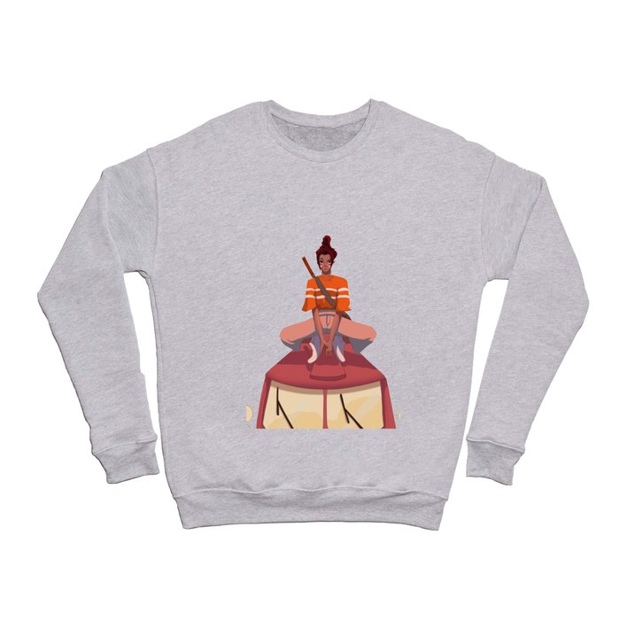 A Free Bus Ride (character only)  Crewneck Sweatshirt