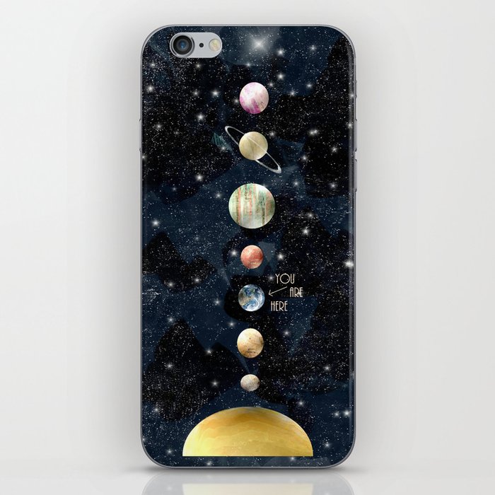 solar system iPhone Skin