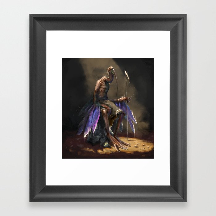 Thoth decay's. Framed Art Print