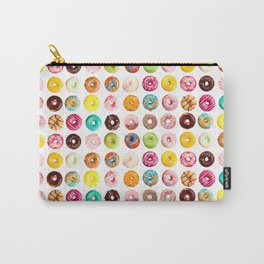 Funny Pattern With Juicy And Tasty Donuts Carry-All Pouch