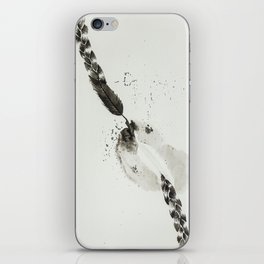 Braid and feather iPhone Skin