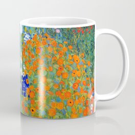Gustav Klimt Flower Garden Kaffeebecher | Cottage, Sunflowers, Klimt, Botanical, Painting, Gustavklimt, Flower, Gustav, Natural, Floral 