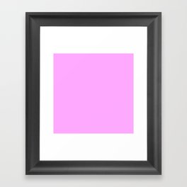 Monochrom pink 255-170-255 Framed Art Print