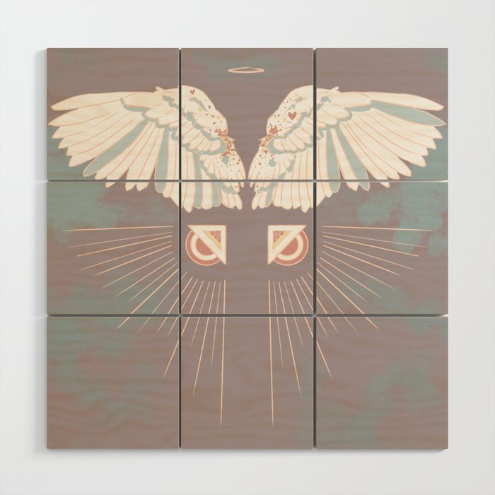 Angelcore: High Wings Wood Wall Art