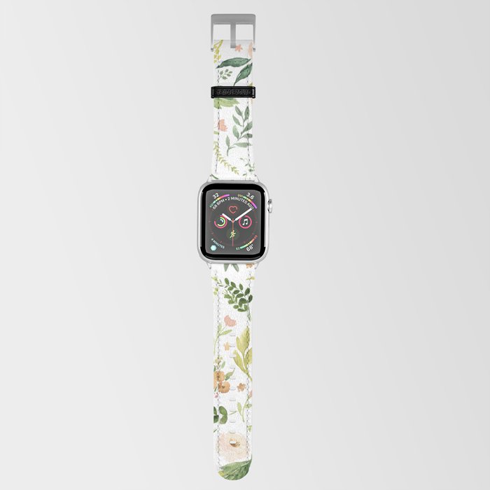 Botanical Spring Flowers Apple Watch Band