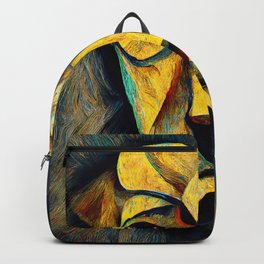 Abstract Lion Head Backpack