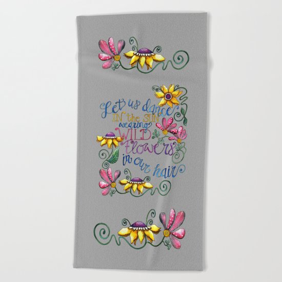 Let Us Dance Two Beach Towel