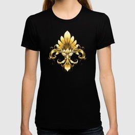 Golden Fleur de Lis T-shirt
