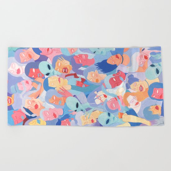 Purple Beach Towel