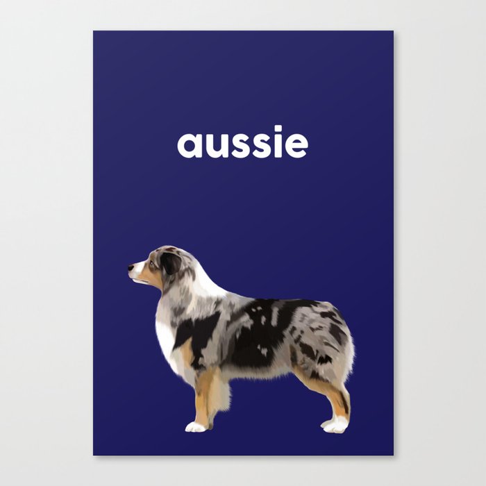 Australian Shepherd #5 Canvas Print