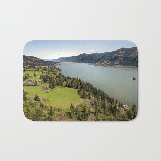 Columbia River Gorge Washington Bath Mat