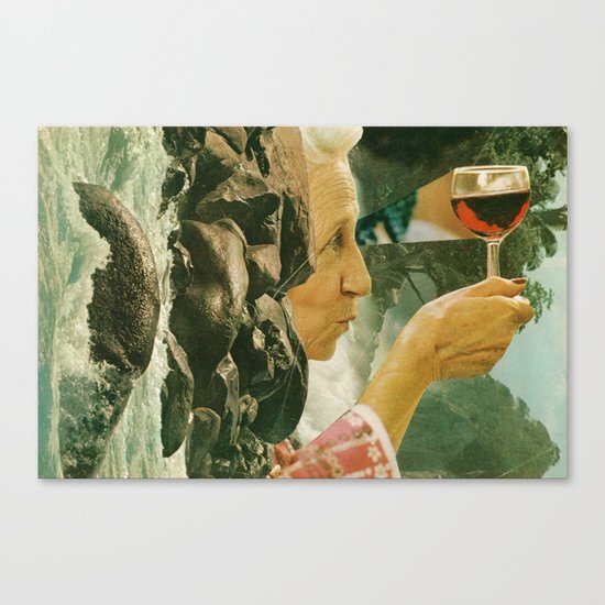red wine Canvas Print