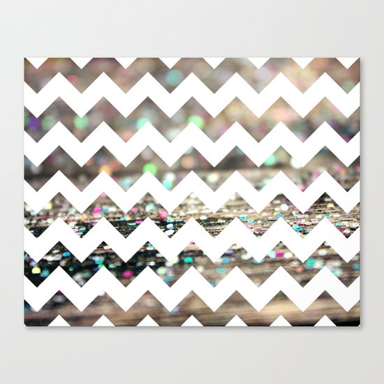 Afterparty Chevron Canvas Print