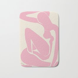 Pink Nude By Henri Matisse HD High Resolution Version Bath Mat