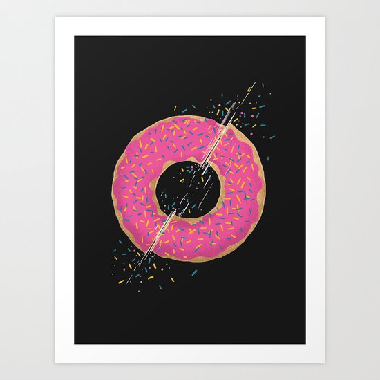 Donut Slices Art Print