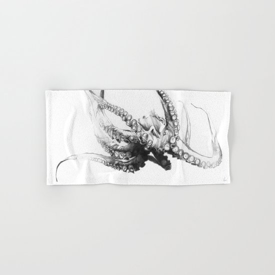 Octopus Rubescens Hand & Bath Towel