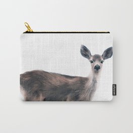 Deer on Slate Blue Carry-All Pouch
