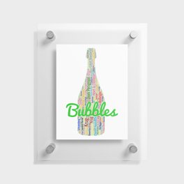 Bubbles Around the World Floating Acrylic Print