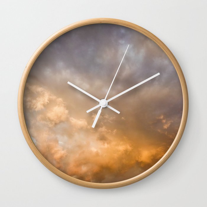 Colorful Skies After the Storm 2 Wall Clock