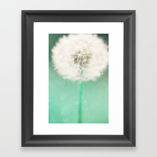 Dandelion Seed Framed Art Print