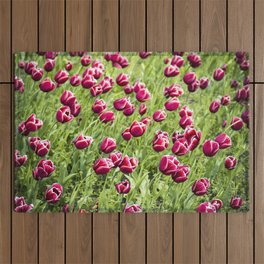 Tulips will remember  Outdoor Rug