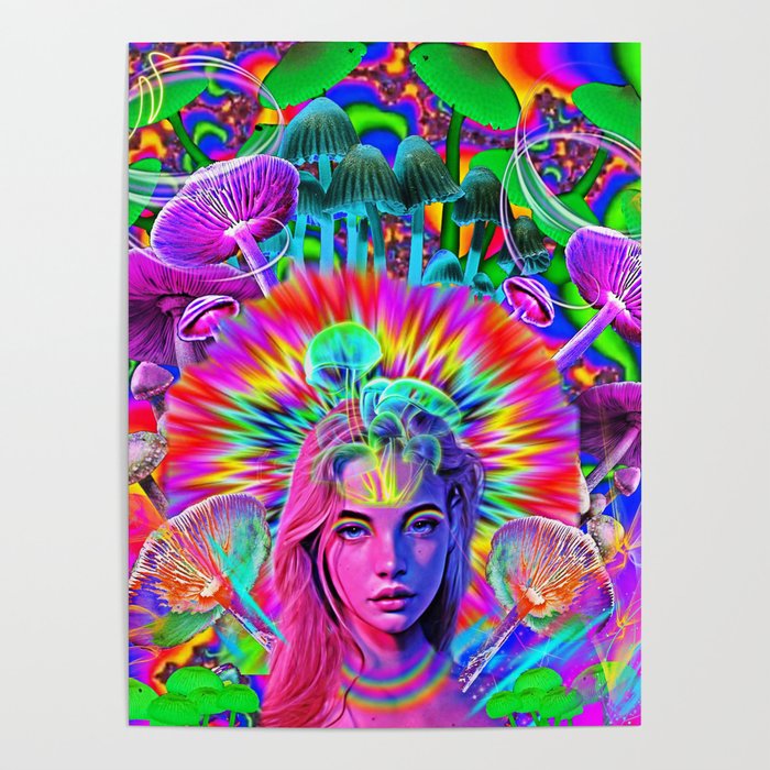 Trippy discount wall posters