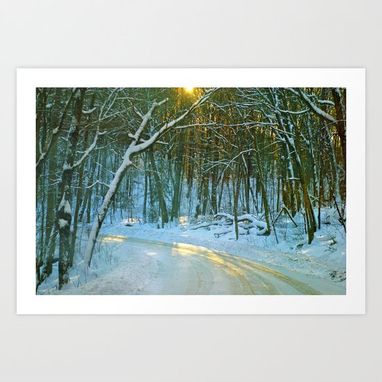 Winter Sun Art Print