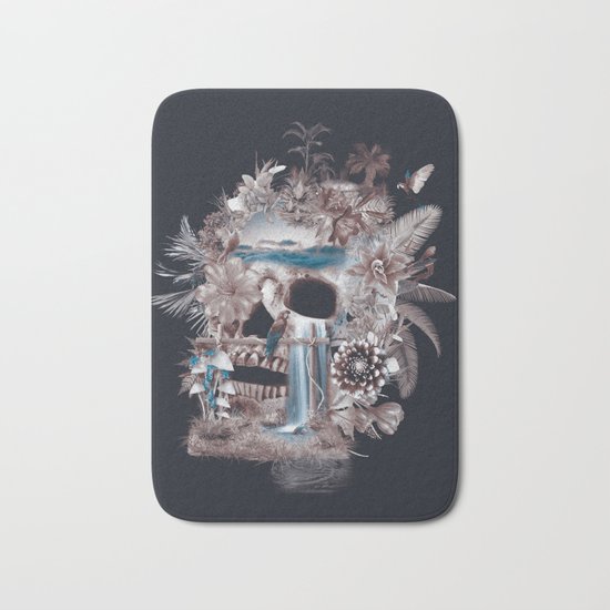 Skull Wings Bath Mat