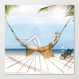 Chill, Relax, it's Summertime!! Canvas Print