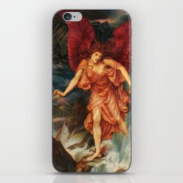The Storm Spirits, 1900 by Evelyn De Morgan iPhone Skin