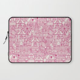 retro circus pink ivory Laptop Sleeve
