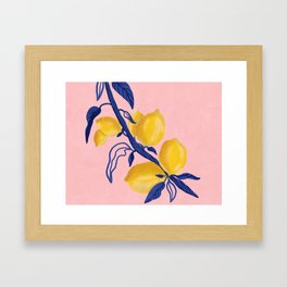 Pink Lemonade Framed Art Print