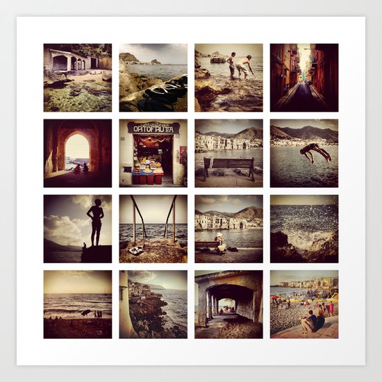 Instadeck Sicily Art Print