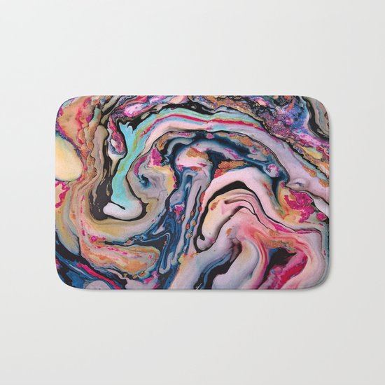 Colorful Fantasy Abstraction Bath Mat