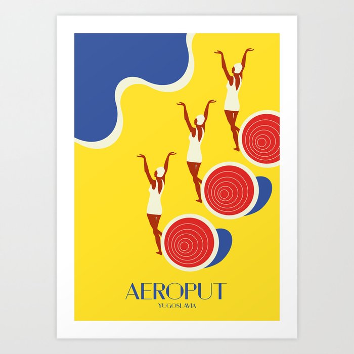 EX-JU poster "AEROPUT" Art Print