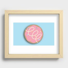 Stylized Donut Recessed Framed Print
