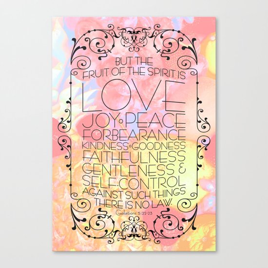 Fruit of the Spirit Canvas Print