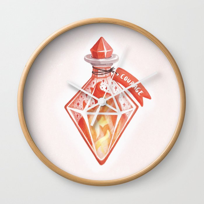 Courage Potion Wall Clock