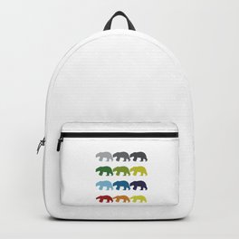 Neon Pop Art Retro Polar Bear Animal Gift Idea Backpack | Funny, Polarbear, Gift, Giftidea, Cute, Wild, Vintage, Neon, Animallover, Cool 