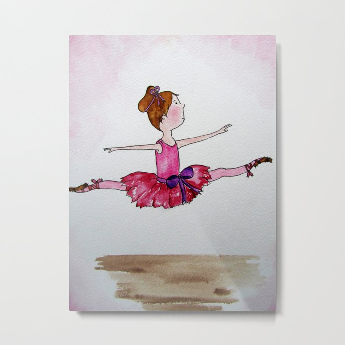 The Little Ballerina 2 Metal Print