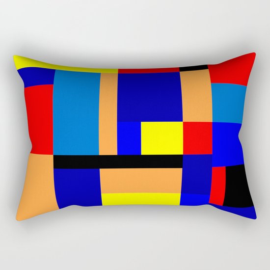 Mondrian #2 Rectangular Pillow