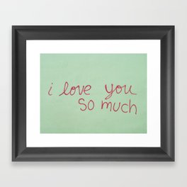 USA - AUSTIN - I Love You So Much Gerahmter Kunstdruck | Iloveyou, Tx, Green, Coffeeshop, Red, Somuch, Jo, Usa, Coffee, Travel 