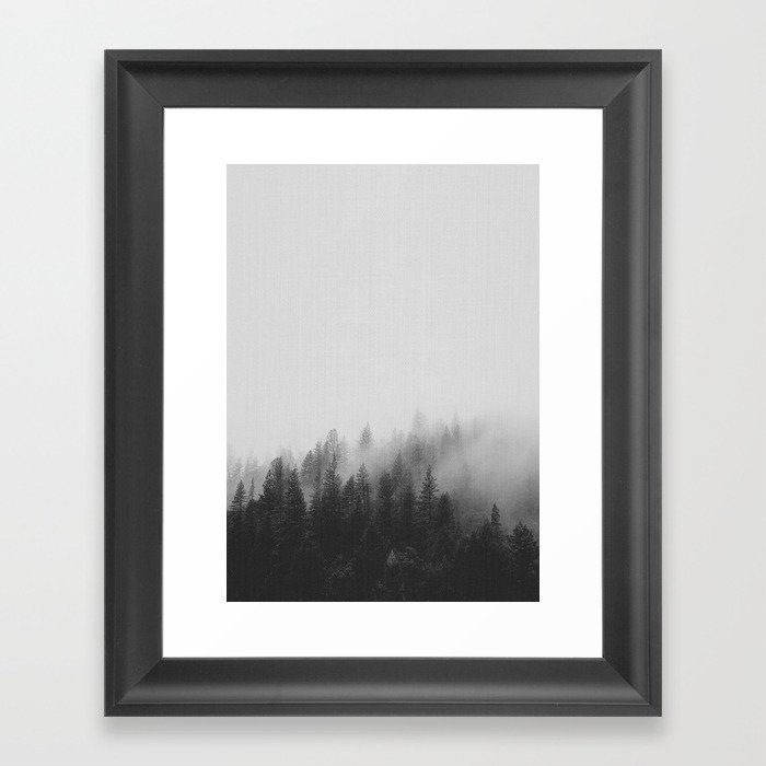 Dark Mist Framed Art Print