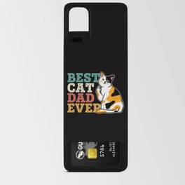 Funny Best Cat Dad Ever Android Card Case