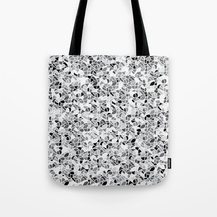 Grey Mosaic Tote Bag