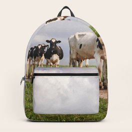 Herd Cows Being Led Milking Along 21 Backpack